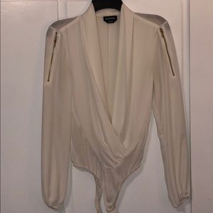 Bebe - Deep low V-Neck bodysuit